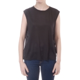 Won Hundred Sandee Top Women's Clothing C62q5772 (Black)